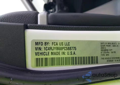 2023 Jeep Grand Cherokee 4Xe from USA, damaged, VIN 1C4RJYB68PC588775